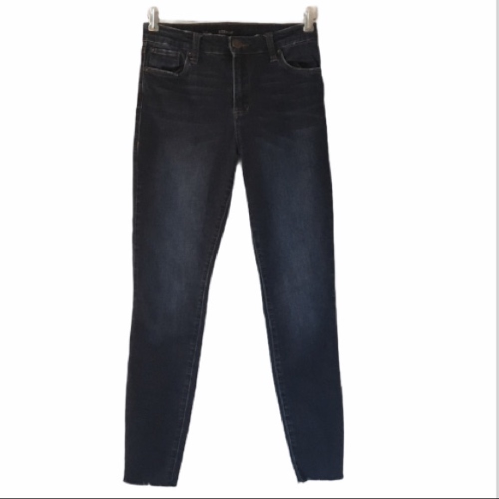 STS Blue Ellie jeans size 27 EUC dark wash high rise ankle skinny